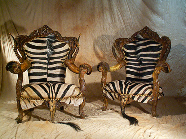 Michael Haillard Zebra Chairs
