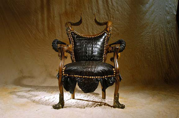 Michae lHaillard Leather Chair