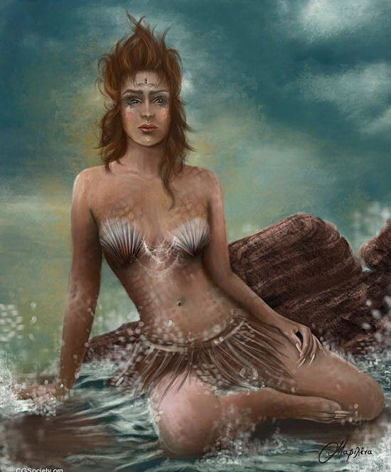 In Greek mythology, a nymph is any member of a large class of mythological entities in human female form. They were typically associated with a particular location or landform. Others were part of the retinue of a god, such as Dionysus, Hermes, or Pan, or a goddess, generally Artemis. Nymphs were the frequent target of satyrs. Nymphs live in mountains and groves, by springs and rivers, and in valleys and cool grottoes. They are frequently associated with the superior divinities: the huntress Artemis; the prophetic Apollo; the reveller and god of wine, Dionysus; and rustic gods such as Pan and Hermes. 